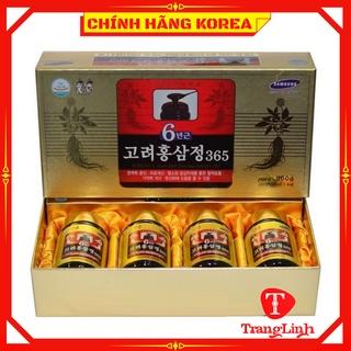 Cao Hồng Sâm 365 Hàn Quốc, Hộp 4 lọ x 240gr - Cao Sâm Hàn Quốc Chính Hãng Korea - thuylinhkorea