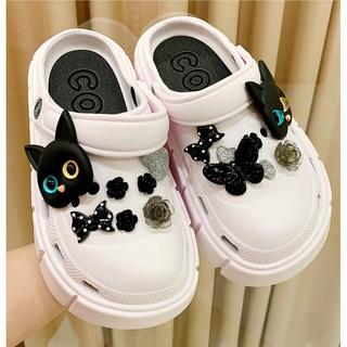 Dép Cross Nữ Đế Cao [FULLBOX 2022] Dép Crocs Nữ Đi Mưa Siêu Nhẹ Tôn Dáng 6cm, Kèm Phụ Kiện Dễ Thương