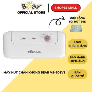 Máy hút chân không Bear mini cầm tay 4 tính năng giúp bảo quản thực phẩm lâu Tặng kèm 30  túi Gia dụng Bear Tuli Mart