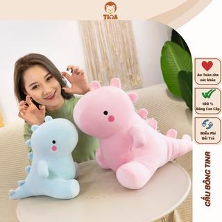 Gấu bông khủng long má hồng TINA, quà tặng thú nhồi bông cute giá rẻ kích thước 40cm 50cm