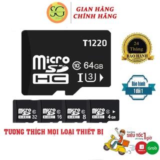 Thẻ nhớ MicroSD Class 10 Tốc độ cao (Đen) 2GB/4GB/8GB/16GB/32GB/64GB