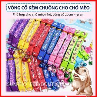 Vòng cổ cho chó mèo thú cưng (vòng chuông, vòng yếm, dây dắt)