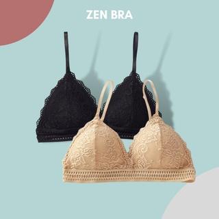 Áo Lót Ren Bralette Có Mút đệm mỏng tháo được