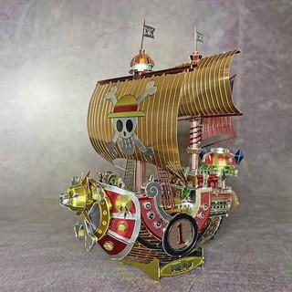 Mô hình 3D kim loại tàu Thousand Sunny băng hải tặc mũ rơm Luffy phim One Piece, Mô hình lắp ráp 3D thép - Chưa Lắp