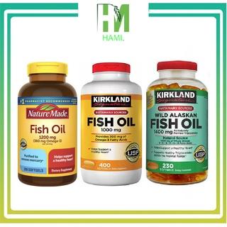 Omega 3 viên uống dầu cá Fish Oil 1000mg Kirkland