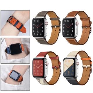 Phù Hợp Dây Đeo Bằng Da Có Vòng Đơn Cho Đồng Hồ Thông Minh Apple Watch ultra 8 6 SE 5 4 3 2 1 i-Watch 49mm 40mm 44mm 42mm 38mm