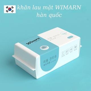 Khăn lau mặt dùng một lần bịch 100 tờ, khăn khô đa năng wimarn korea - KLM