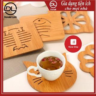 Tấm lót nồi bằng gỗ tre nhiều hình Donali Store2