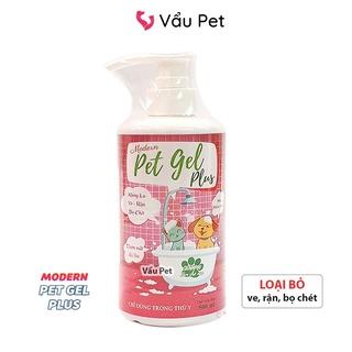 Sữa Tắm Cho Chó Mèo Modern Pet Gel Plus 500ml Trị Ve Rận Bọ Chét - Sữa Tắm Chó Mèo Vẩu Pet Shop