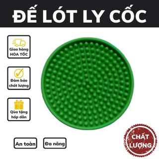 Đế lót ly cao su PVC lót cốc đa năng chất lượng miếng lót ly chống trượt kháng nước sử dụng và vệ sinh bảo hành 1 đổi 1