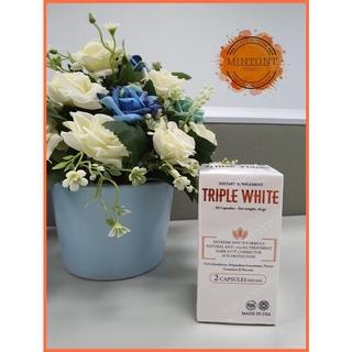 [CHÍNH HÃNG] VIÊN UỐNG TRIPLE WHITE - VIÊN UỐNG TRẮNG DA GLUTATHION 1200MG TRẮNG DA, MỜ NÁM, GIẢM THÂM HỘP 50 VIÊN