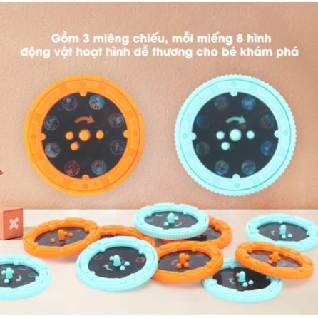 Làm thế nào để sử dụng đèn pin chiếu hình cho bé?