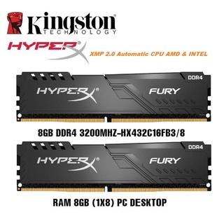 Ram Kingston HyperX Fury 8GB DDR4 3200MHz Chính Hãng (BH 36 tháng 1 đổi 1)