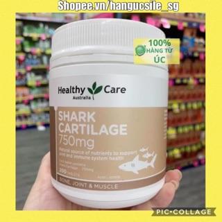 (Date 03/2025)Viên uống Shark Cartilage 750mg Sụn Vi Cá Mập Healthy Care 200 viên - Hỗ trợ xương khớp