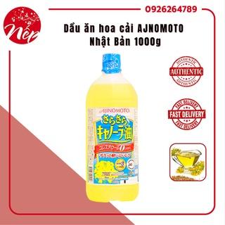 (DATE: 2022-2023) Dầu ăn hoa cải AJNOMOTO Nhật Bản 1000g