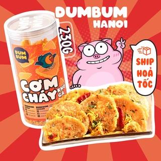 Cơm cháy lắc khô gà 230g Dumbum đồ ăn vặt Hà Nội