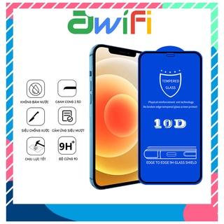 Kính cường lực iphone 10D Full màn 6/6plus/6s/6splus/7/7plus/8/8plus/x/xr/xs/11/12/13/pro/max/plus/promax - Awifi M2-4