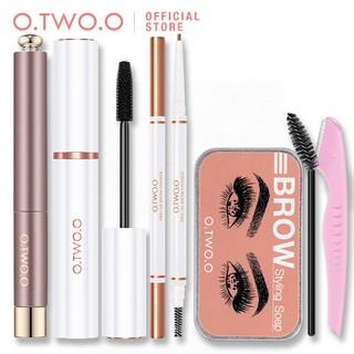 Bộ Trang Điểm Mắt O.TWO.O Gồm Sáp Chân Mày + Chì Kẻ Chân Mày + Bút Kẻ Mắt + Mascara+ Dụng Cụ 150g