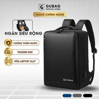 Balo Laptop 15.6 inch dung lượng lớn GuBag, dành cho nam nữ dân công sở, đựng laptop chống sốc, chống nước cao cấp