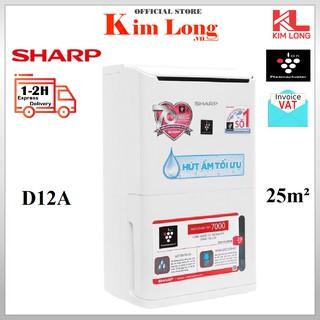 Máy lọc không khí hút ẩm tạo ion Sharp DW-D12A-W (25m2) - Bảo hành chính hãng 12 Tháng