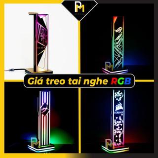 Giá đỡ tai nghe rgb dùng để treo tai nghe loại Premium điều khiển từ xa 300 hiệu ứng PCMASTER