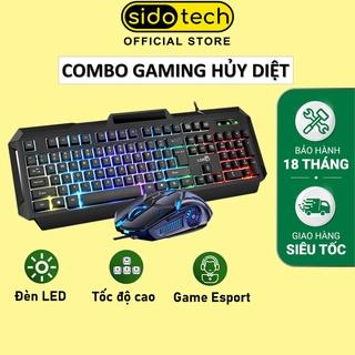 Bàn Phím Máy Tính Gaming RGB SIDOTECH LDK V4 Pro Có Dây / Đèn LED RGB Chống Nước Chơi Game Máy Tính Esport - Chính Hãng