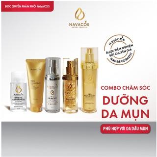 [Mã BMLTM300 giảm đến 300K đơn 499K] Bộ 5 Sản Phẩm Chăm Sóc Da, Dưỡng Da Navacos Dành Cho Da Mụn