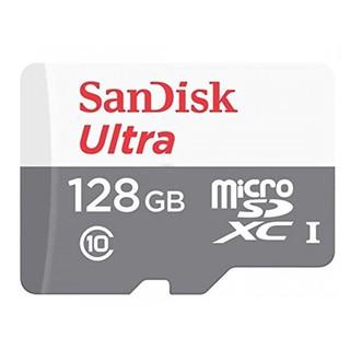 Thẻ Nhớ microSD SanDisk Ultra 128GB UHS-I - 100MB/s - - Cam kết hàng chất lượng - Bảo hành 5 năm