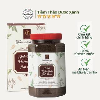 Muối thảo dược, muối ngâm ngân chân sinh dược giúp ngủ ngon và giảm đau nhức xương an toàn người già, mẹ bầu 500gr