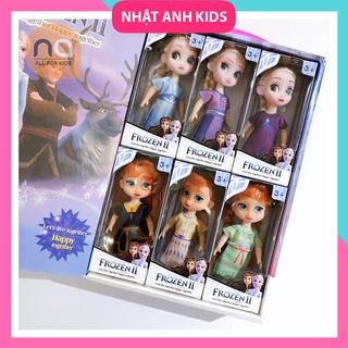 [MẪU MỚI] Set 6 búp bê Elsa & Anna FROZEN II siêu dễ thương cho bé (MẪU MỚI TO HƠN, ĐI GIÀY)