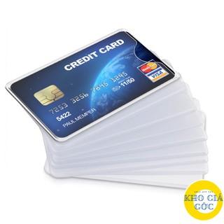 [COMBO 100] TÚI NHỰA ĐỰNG BẢO VỆ THẺ ATM, CĂN CƯỚC CÔNG DÂN, CARD VISIT, BẰNG LÁI XE, THẺ SINH VIÊN, THẺ NHÂN VIÊN