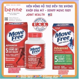 [Bill Mỹ, Air] Viên uống hỗ trợ xương khớp Schiff Move Free Joint Health Advanced Glucosamine + Chondroitin