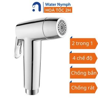 Tay vòi xịt vệ sinh 2 trong 1, hai chế độ nước, chống rát, chống bỏng Waternymph ASPQ003