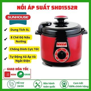 Nồi Áp Suất Điện Đa Năng Cao Cấp SUNHOUSE SHD1552 900W Dung Tích 5 Lít - Bảo Hành 24 Tháng