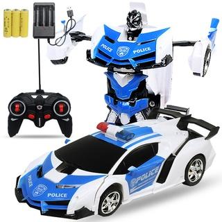 Đồ chơi xe ô tô điều khiển từ xa BBS có thể biến hình robot phiên bản có sạc pin