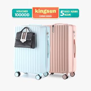 Vali du lịch vali kéo nhựa dẻo siêu bên KINGSUN Mã KS219