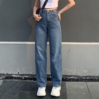 Quần Jean Ống Rộng SIMPLE JEAN Lưng Cao Unisex (DJ1301)