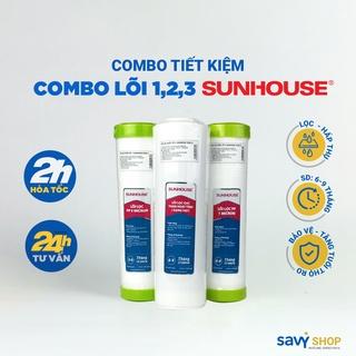 Bộ 3 lõi lọc nước số 1,2,3 Sunhouse SHRLL1;SHRLL2; SHRLL3 [ Chính hãng]