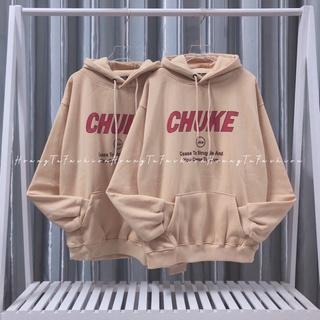 Áo khoác Hoodie form rộng sweater nỉ Ulzzang CHUKE Hot trend Thời Trang Thu Đông siêu đẹp bobstore01