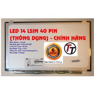 Màn Hình Laptop 14 Inch LED Mỏng - Slim 40 Pin ThayThế Cho Dell HP Lenovo Toshiba LG Asus (Hàng chất lượng cao)