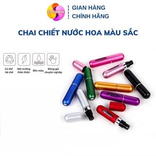 Chai Chiết Nước Hoa Loại Lọ 5ml 10ml 12ml Nhôm Nhiều Màu Chiết Tự Động VECOM