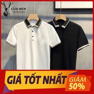 Áo polo nam MATANO có cổ trụ bẻ dệt sọc và họa tiết đẹp nổi bật, thể hiện cá tính, vải cá sấu cotton phom suông