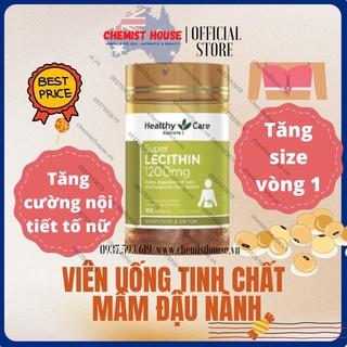 [ Hàng Chuẩn ÚC ] Healthy Care Super Lecithin 1200mg - Viên uống tinh chất mầm đậu nành 100 viên