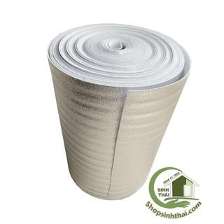 [ Dày 5ly ] Tấm bọc cách nhiệt - xốp bạc PE foam - [ 1 mét x khổ 1m ] - Xốp chống nóng, chống thấm