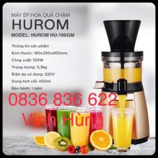 [ HOT ]Máy ép chậm trái cây Hurom HU - 19SGM ( Giữ Nguyên Vị Trái Cây )