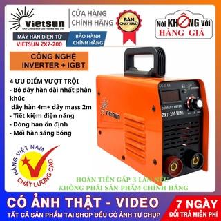 Máy hàn mini Vietsun ZX7-200, máy hàn điện tử thương hiệu Việt Nam