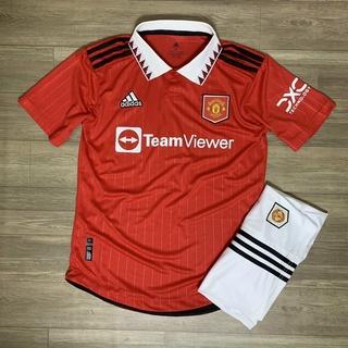 Áo Bóng Đá CLB Manchester United, Áo Đá Banh Mu Sân Nhà 22/23 - Chuẩn Mẫu Thi Đấu - Vải Polyester Gai Thái