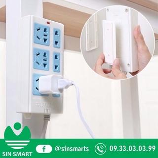 Miếng Dán Tường Treo Ổ Cắm Điện, Modem Wifi/ Giá Đỡ Treo Tường Cố Định Ổ Cắm Điện