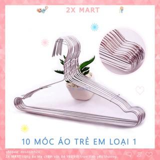 10 Móc quần áo sơ sinh cho bé loại , Móc Nhôm Phơi Đồ Trẻ Em Loại 1 - 2X MART