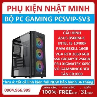 Bộ máy tính PC B560 + i5 10400F + RTX 2060 6GB SIÊU VIP GAMING giá KHUYẾN MẠI bảo hành 36 tháng